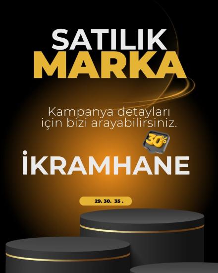 29. ve 30. sınıflardaki tescilli marka ikramhane satılıktır